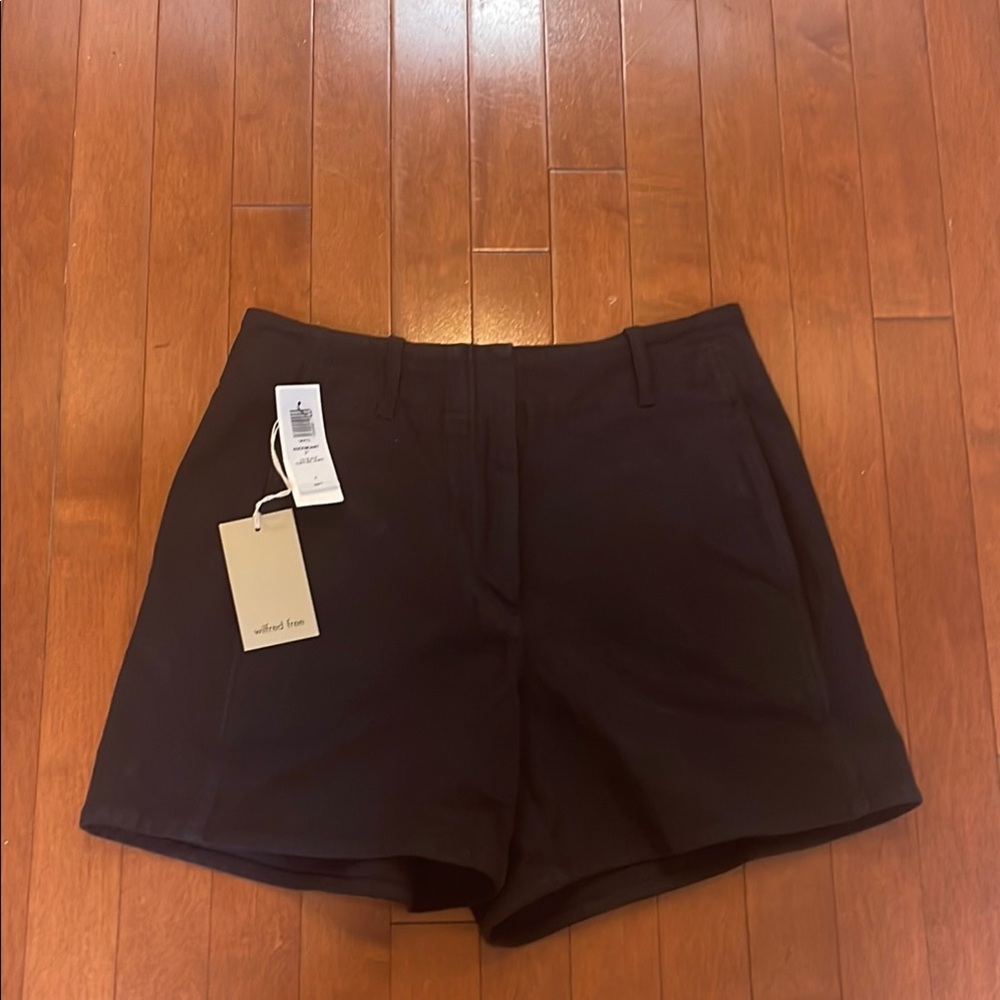 Aritzia Classic Black High Waist Shorts